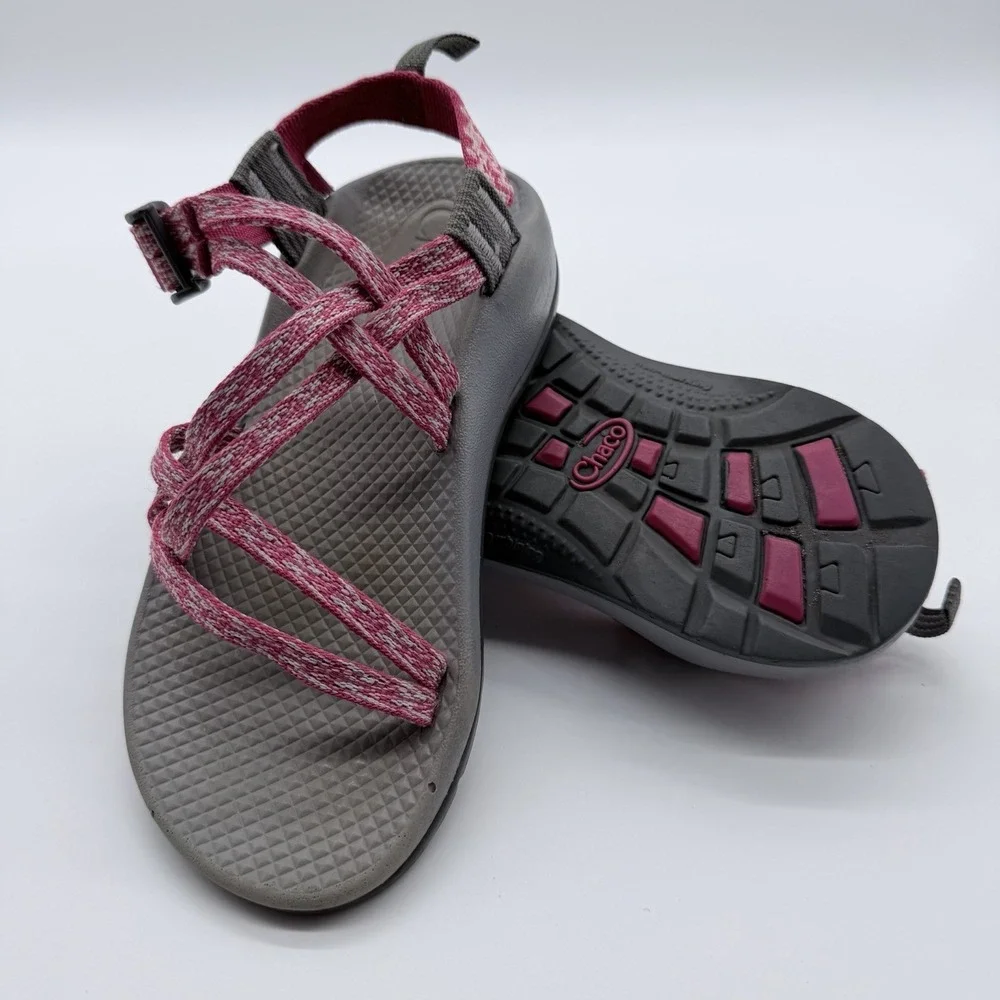 Girls Chaco ZX/1 Classic Rend Pink Kids Waterproof Sport Sandals Size 3 Hiking